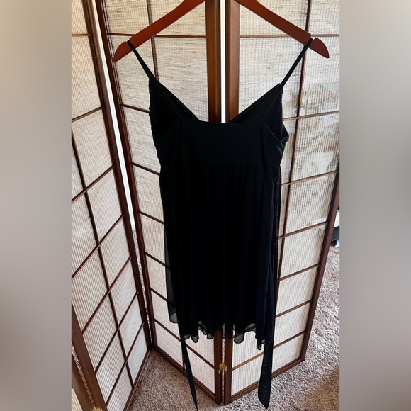 Vintage Y2K Ruby Rox black spaghetti strap babydoll evening/ dance dress - Picture 8 of 9